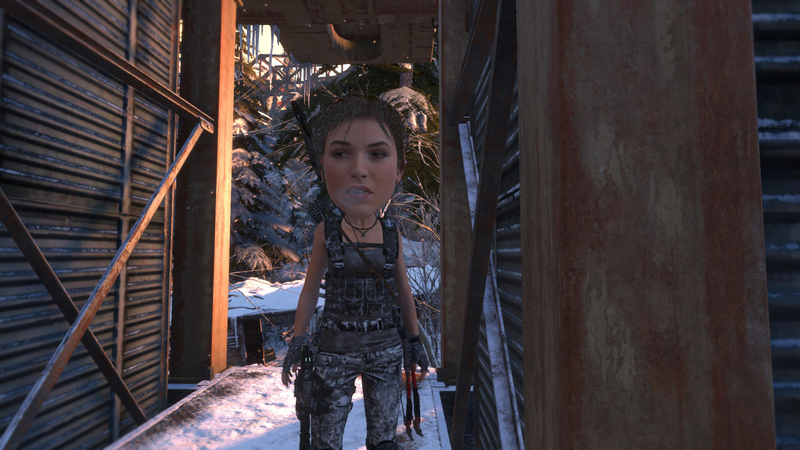 Illustration for article titled Rise Of The Tomb Raider's Big Head Mode Is Pretty Good